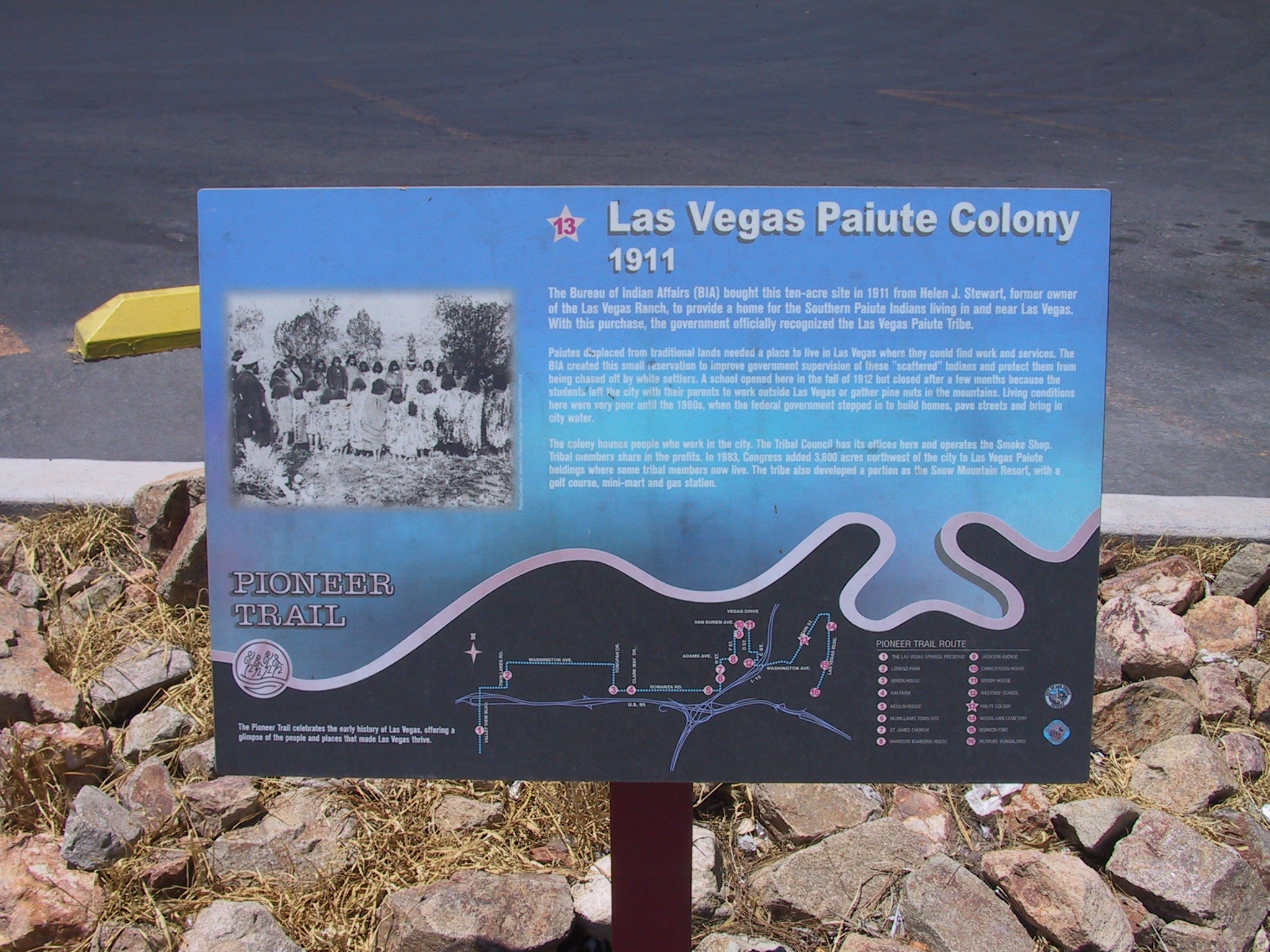 Las Vegas Paiute Colony Marker