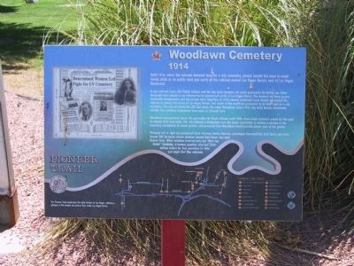 Woodlawn Cemetery Marker image. Click for full size.