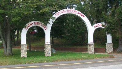Salvation Army Camp Meeting Grounds and Marker. Click for full size. Salvation Army Camp Meeting Grounds and Marker image. Click for full size.