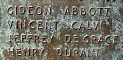 World War II Memorial Honored Dead image. Click for full size.