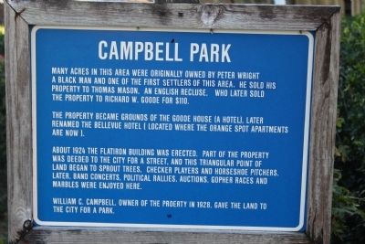 Campbell Park Marker image. Click for full size.