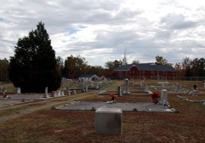 First Baptist Church of Belton Marker and City Cemetery. Click for full size. First Baptist Church of Belton Marker and City Cemetery image. Click for full size.