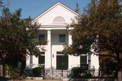 Old Bethel United Methodist Church , receives its State Historical marker (left ) in 2011 image. Click for full size.