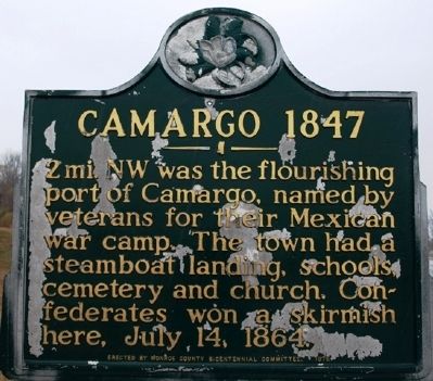 Camargo - 1847 Marker image. Click for full size.