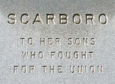 Civil War Memorial Dedication. Click for full size. Civil War Memorial Dedication image. Click for full size.