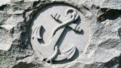 Anchor on Civil War Memorial. Click for full size. Anchor on Civil War Memorial image. Click for full size.