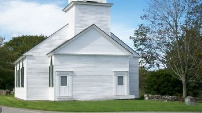 Spurwink Church and Marker. Click for full size. Spurwink Church and Marker image. Click for full size.