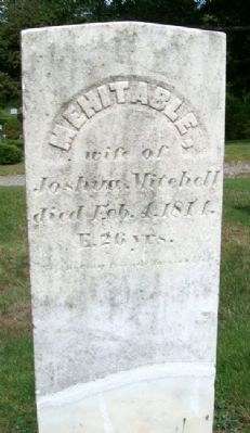 Mehitable Mitchell Grave Marker image. Click for full size.