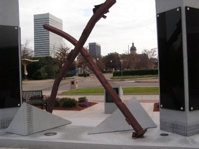 Beams from the World Trade Center. Click for full size. Beams from the World Trade Center image. Click for full size.