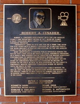 Robert A. Cinader Marker image. Click for full size.
