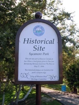 Historical Site - Sycamore Park image. Click for full size.