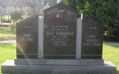 East Clarendon Marker image. Click for full size.