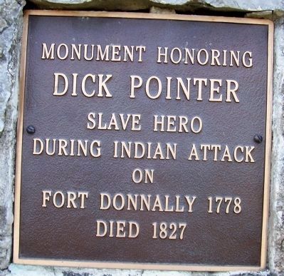 Dick Pointer Monument image. Click for full size.