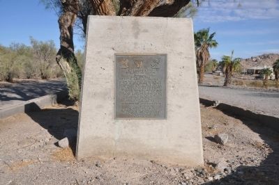 Soda Springs Marker (now missing) image. Click for full size.