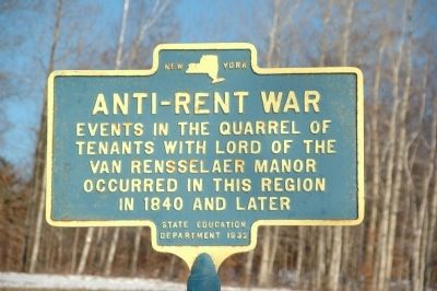 Anti-Rent War Marker image. Click for full size.