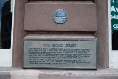 One Broad Street Marker image. Click for full size.