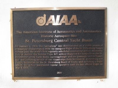 St. Petersburg Central Yacht Basin Marker image. Click for full size.