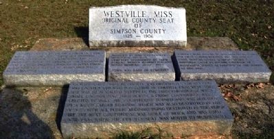 Westville, Mississippi Marker image. Click for full size.