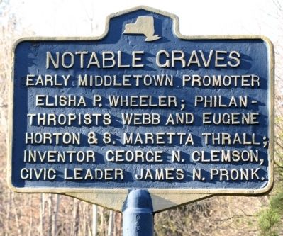 Notable Graves Marker. image. Click for full size.
