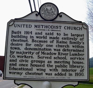 United Methodist Church Marker image. Click for full size.