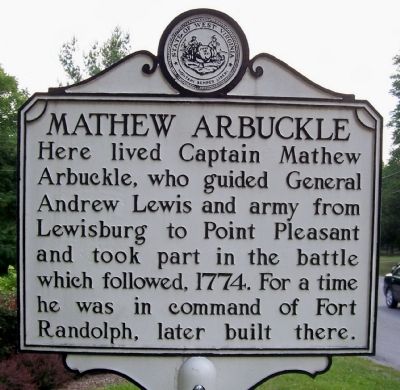 Mathew Arbuckle Marker image. Click for full size.