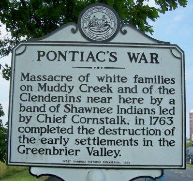 Pontiac's War Marker image. Click for full size.