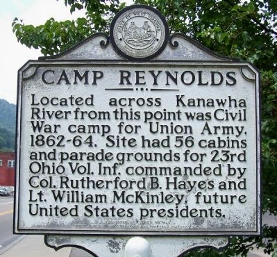 Camp Reynolds Marker image. Click for full size.