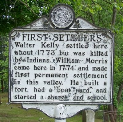 First Settlers Marker image. Click for full size.