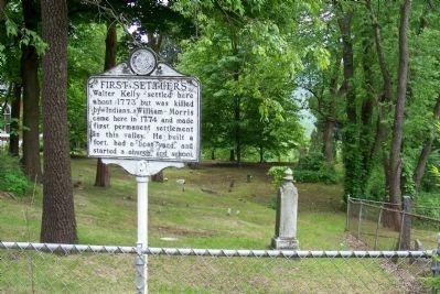 First Settlers Marker image. Click for full size.