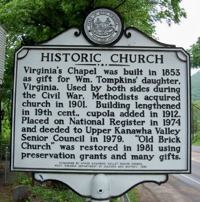 Historic Church Marker image. Click for full size.