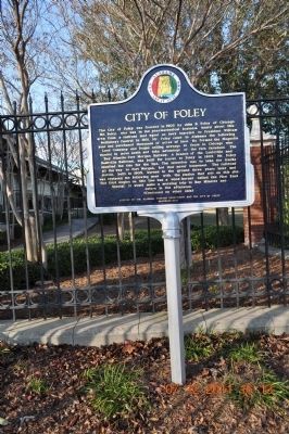City of Foley Marker image. Click for full size.