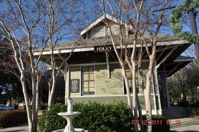 City of Foley Train Depot now a museum image. Click for full size.
