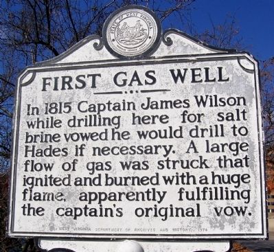 First Gas Well Marker image. Click for full size.