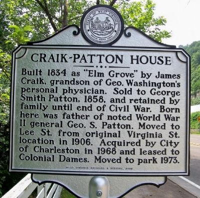 Craik-Patton House Marker image. Click for full size.