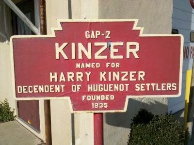 Kinzer Marker image. Click for full size.