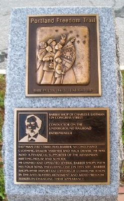Charles F. Eastman Marker. Click for full size. Charles F. Eastman Marker image. Click for full size.