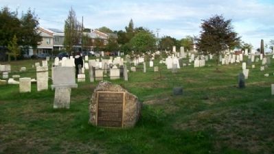 Eastern Cemetery and Marker image. Click for full size.