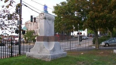 Alonzo P. Stinson Monument (rear) image. Click for full size.