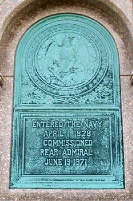 Rear Admiral James Alden Marker image. Click for full size.