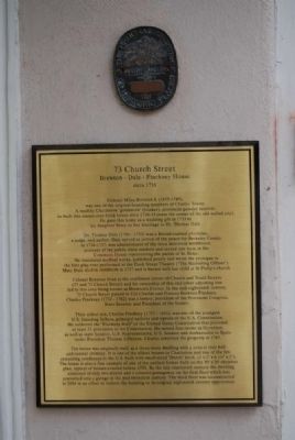 73 Church Street Marker image. Click for full size.