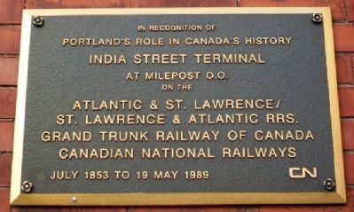 India Street Terminal Marker image. Click for full size.