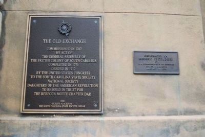 The Old Exchange Marker<br>Far Right Marker Reads image. Click for full size.