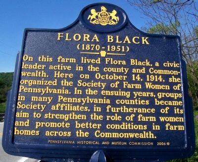 Flora Black Marker image. Click for full size.