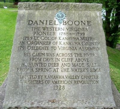 Daniel Boone Stone Monument Marker image. Click for full size.