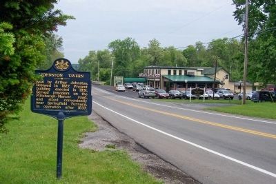 Johnston Tavern Marker. Click for full size. Johnston Tavern Marker image. Click for full size.