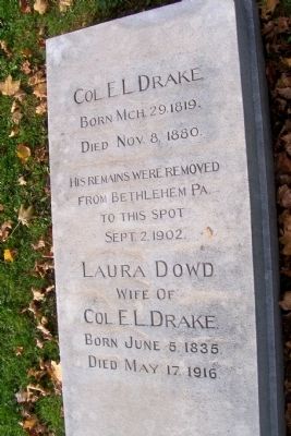 Edwin L. Drake Burial Site image. Click for full size.