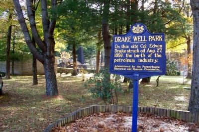 Drake Well Park Marker image. Click for full size.