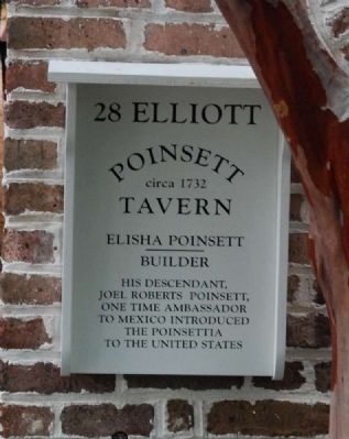 Poinsett Tavern Marker image. Click for full size.