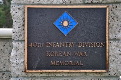 40th Infantry Division Korean War Memorial image. Click for full size.