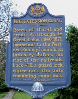 Erie Extension Canal Marker image. Click for full size.
